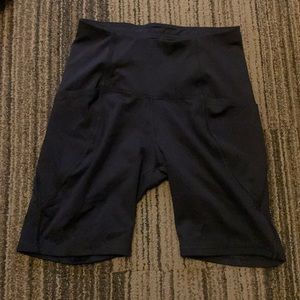 All in motion black biker shorts LIKE NEw
